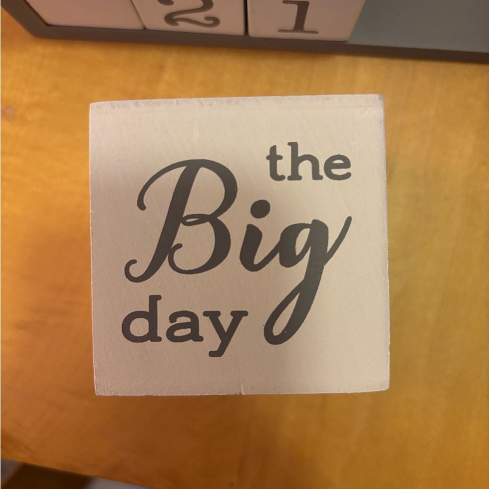 Wedding Countdown Blocks - Picture 6 of 6